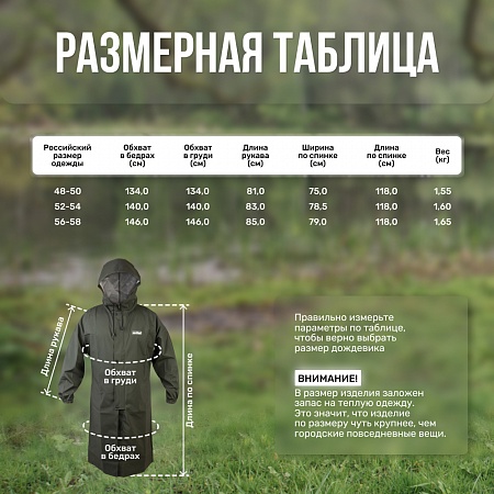 FORTMEN ВОЛОТ Плащ рыбацкий из винитола
